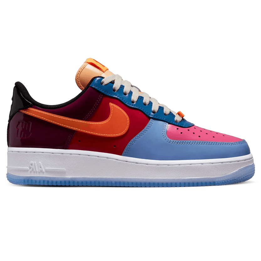 Orange air force 1 low on sale