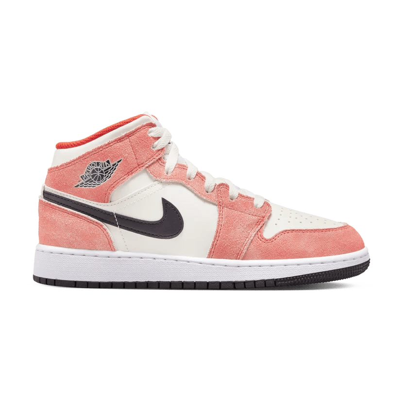Air Jordan 1 Mid SE GS Orange Suede What s Your Size UK
