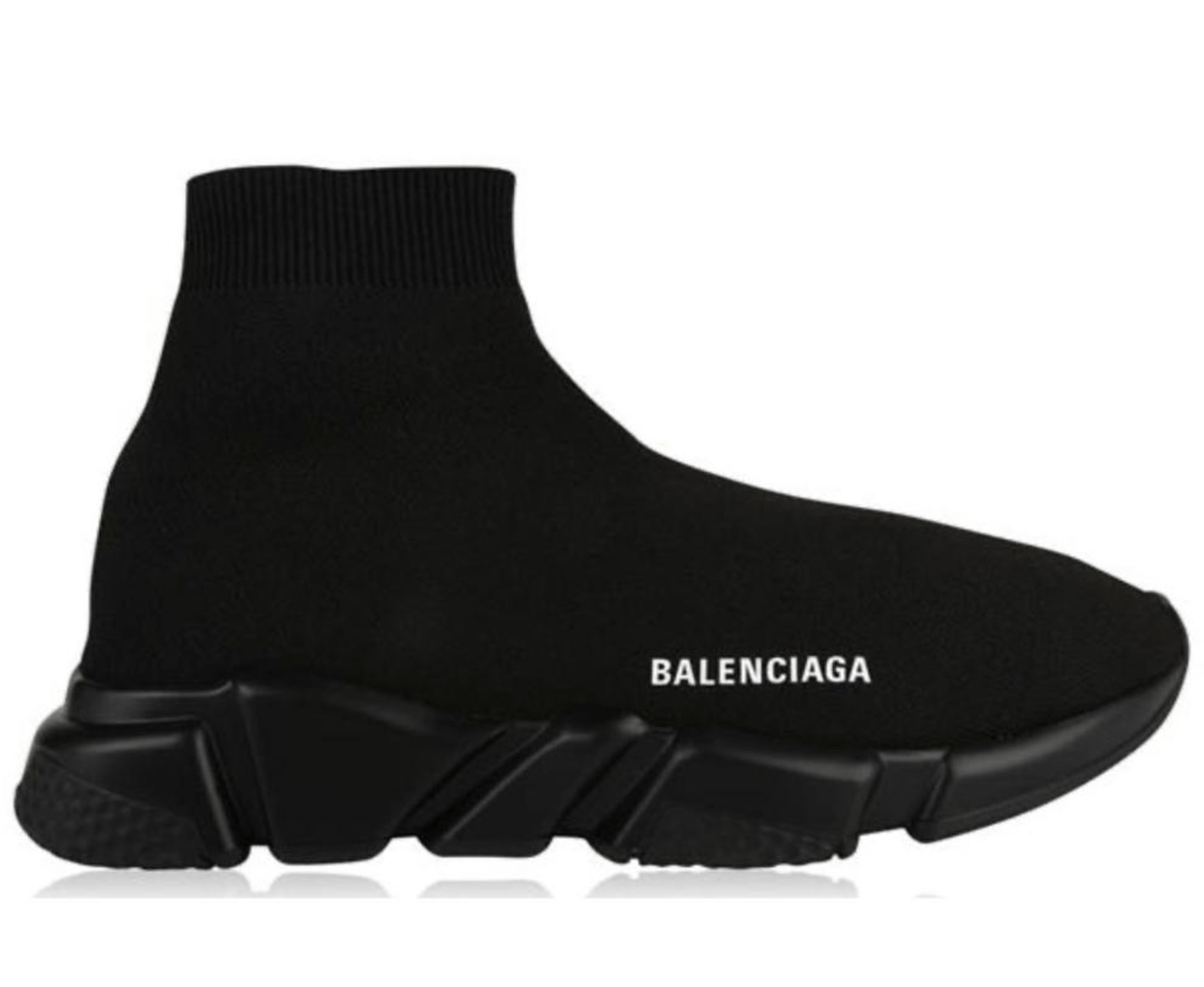 BALENCIAGA SPEED SOCK TRIPLE BLACK MENS TRAINERS What s Your Size UK