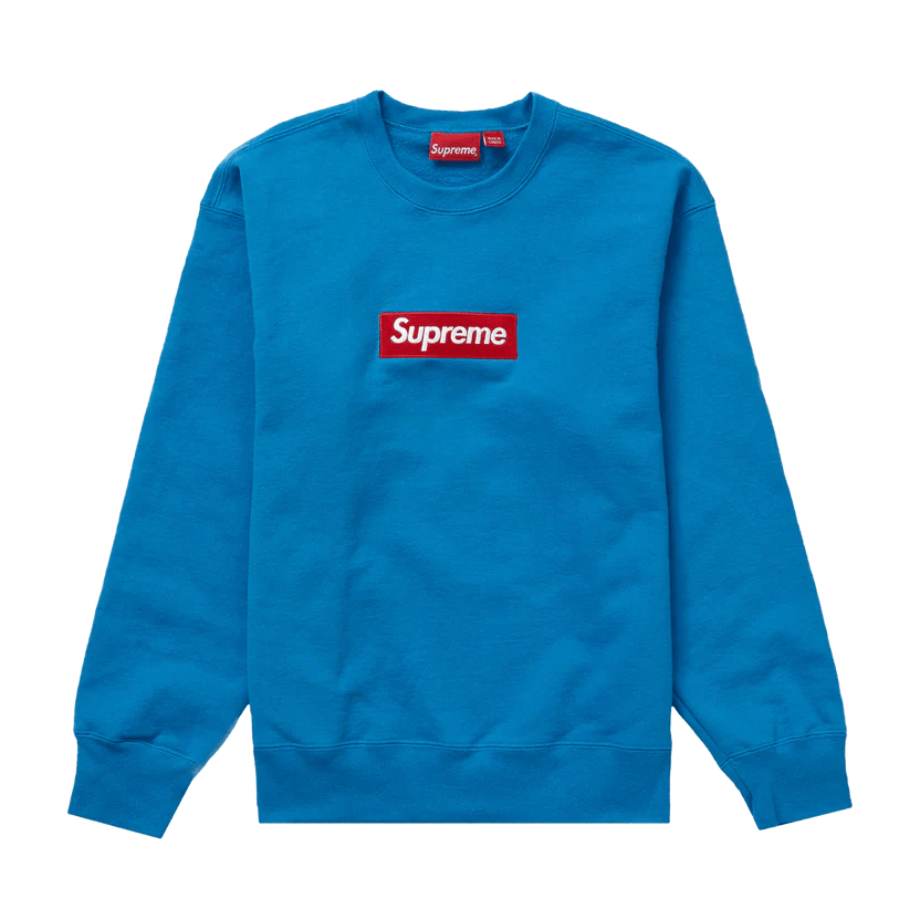 Supreme box shop logo crewneck pink
