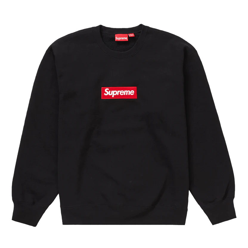 Supreme Box Logo Crewneck 'Black' (FW22)