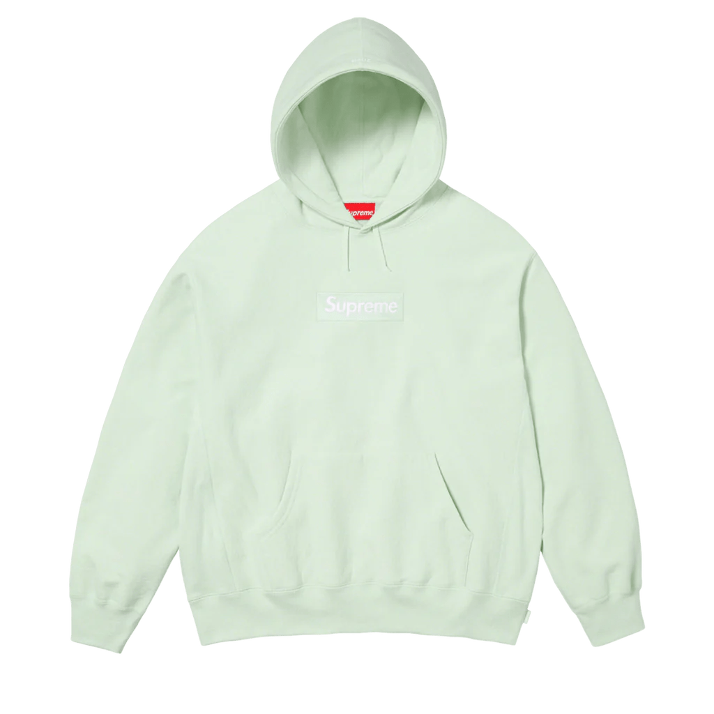 Supreme pale shop lime box logo