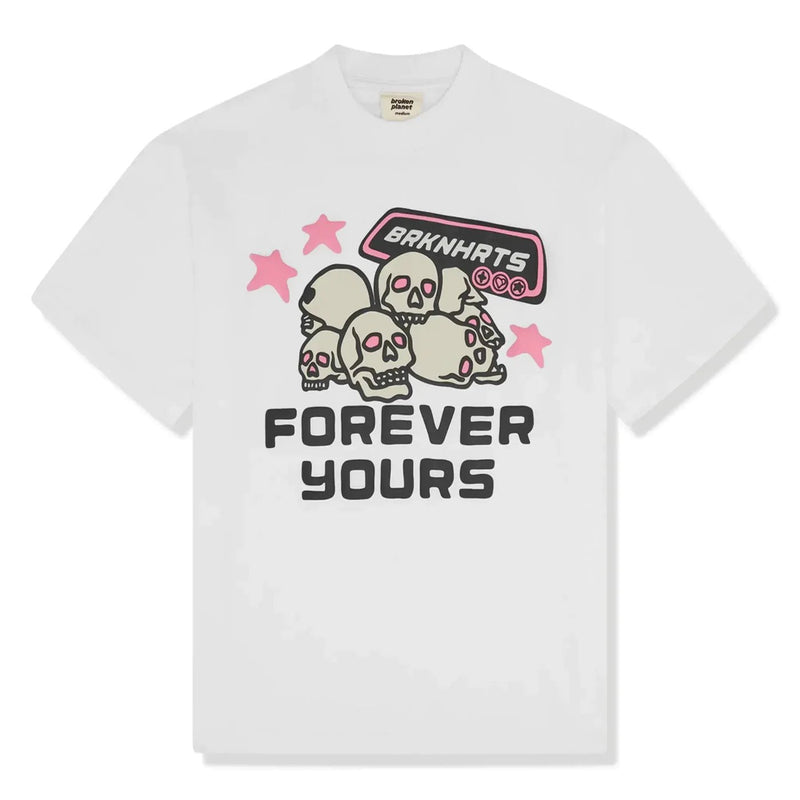 Broken Planet Market Forever Yours T Shirt White