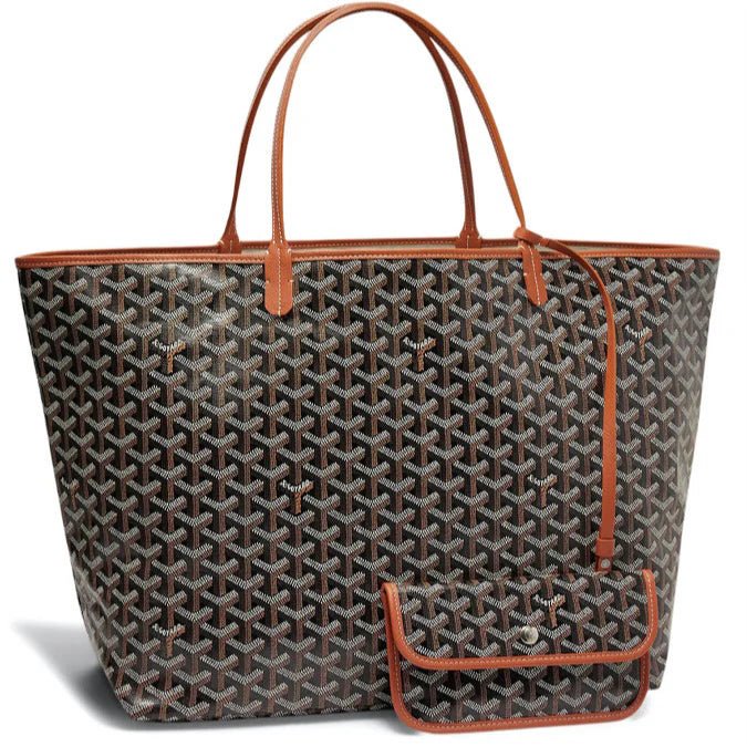 Goyard Saint Louis Tote GM Black / Tan
