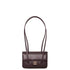 Chanel Clutch with Leather Strap, Mini Preppy Flap Bag Grained Shiny Calfskin & Gold-Tone Metal Dark Brown
