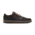 Sideways of a single Air Jordan 1 Retro Low OG SP Travis Scott 'Velvet Brown' Sneaker