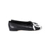 Chanel 2026 Coco Beach Cambon Black and White CC Logo Ballet Flats in Lambskin