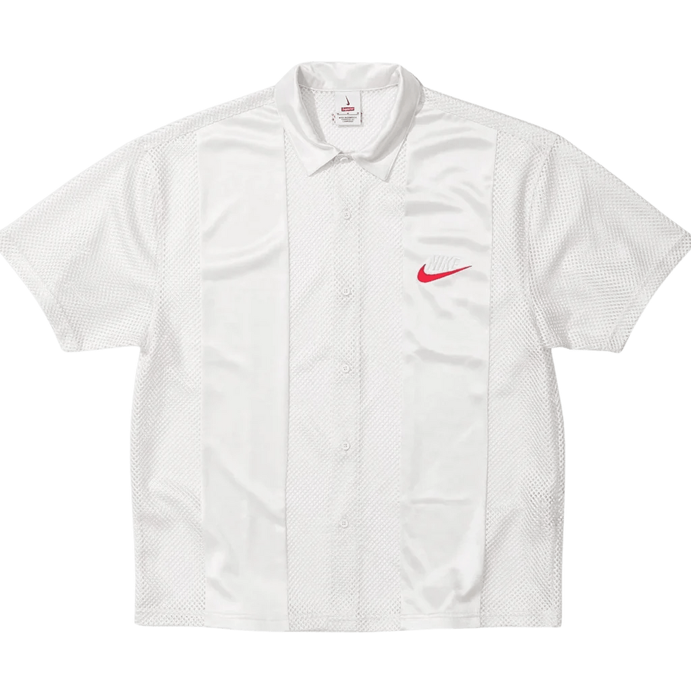 Supreme x Nike Mesh S S Shirt White What s Your Size UK