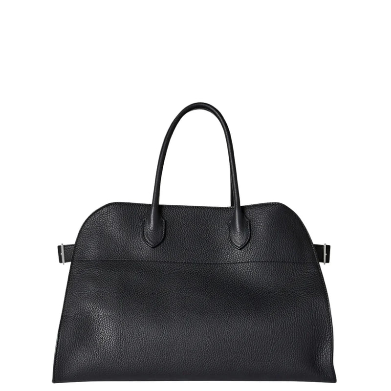 The Row Soft Margaux 15 Bag Black