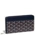 Goyard Matignon GM Wallet Navy Blue
