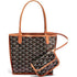 Goyard Mini Anjou Tote Black / Tan