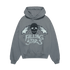 Broken Planet Market Hoodie 'Falling Stars' - Dark Grey