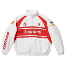 Supreme x Ducati Track Jacket 'White Red'