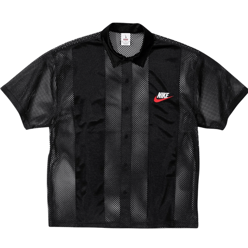 Supreme x Nike Mesh S S Shirt Black What s Your Size UK
