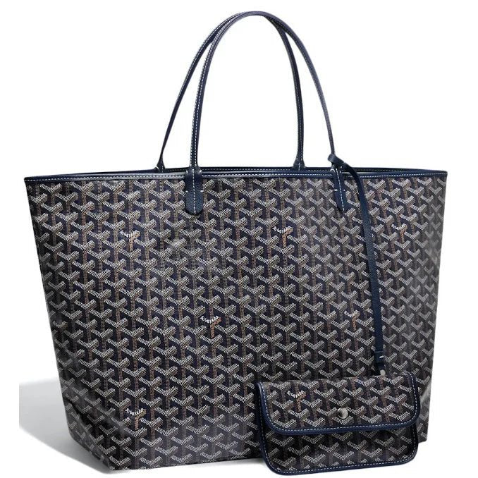Goyard Saint Louis Tote GM Navy Blue
