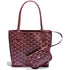 Goyard Mini Anjou Tote Burgundy