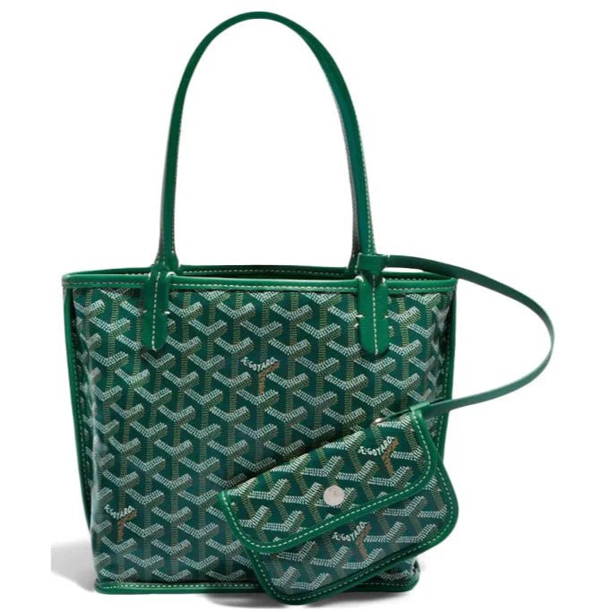 Goyard Mini Anjou Tote Green