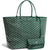 Front of Goyard Saint Louis Tote GM Green