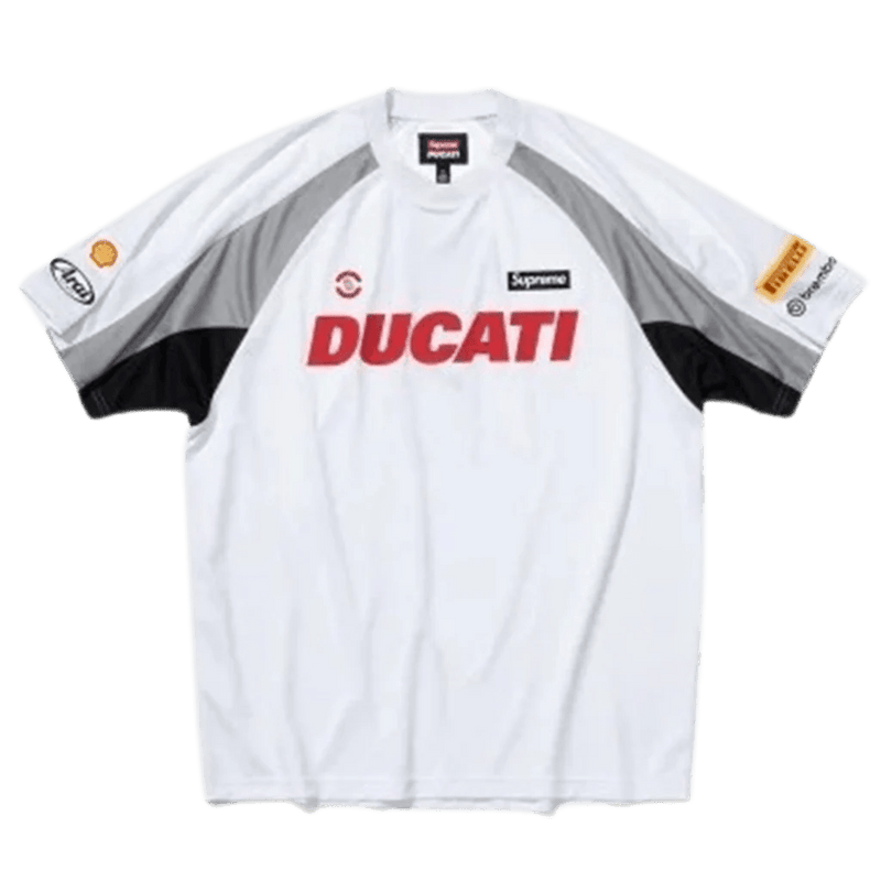 Supreme x Ducati Soccer Jersey 'White' – What's Your Size UK