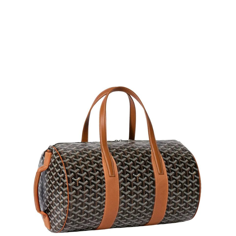 Goyard Barrel 40 Sports Bag Black / Tan
