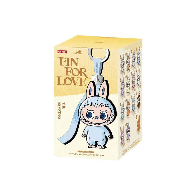 Pop Mart Labubu The Monsters Pin for Love Series Vinyl Plush Pendant 'F'