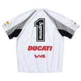 Supreme x Ducati Soccer Jersey 'White'