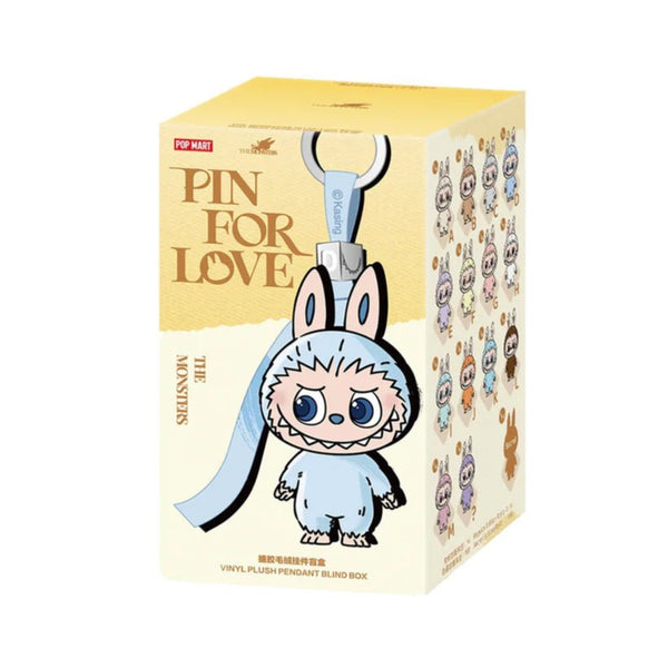 Pop Mart Labubu The Monsters Pin for Love Series Vinyl Plush Pendant (A-M) SINGLE Blind Box