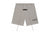 Front of Fear Of God Essentials Dark Oatmeal Shorts