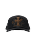 Chrome Hearts Cemetery Camo Black Trucker Cap