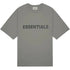 Fear of God Essentials 3D Silicon Applique Boxy T-Shirt Gray Flannel / Charcoal