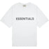 Fear of God Essentials 3D Silicon Applique Boxy T-Shirt White