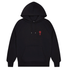 Trapstar Foundation Hoodie - Black / Red