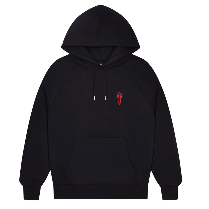 Trapstar Foundation Hoodie - Black / Red