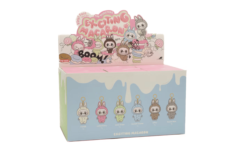 POP MART THE MONSTERS LABUBU Exciting Macaron Vinyl Face 'TOFFEE'