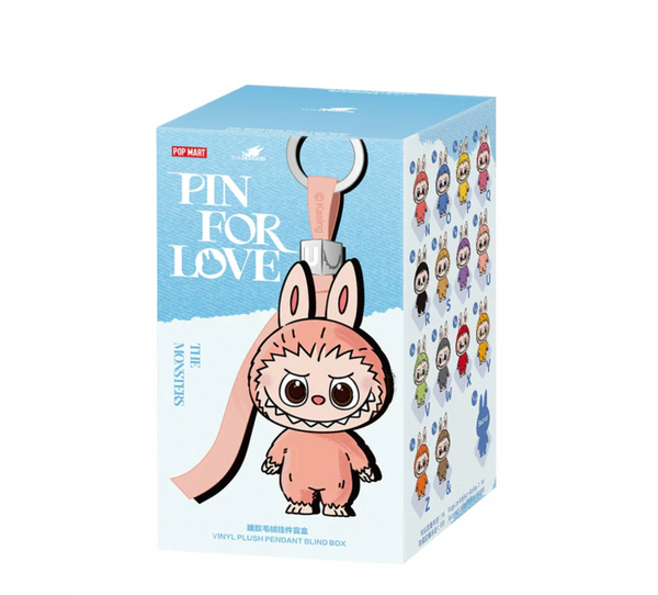 Pop Mart Labubu The Monsters Pin for Love Series Vinyl Plush Pendant '&'
