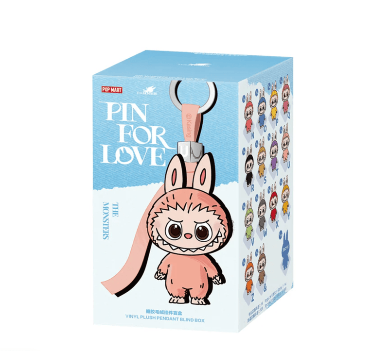 Pop Mart Labubu The Monsters Pin for Love Series Vinyl Plush Pendant '&'