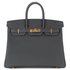 Hermès Birkin 25 Bag Gris Misty Togo Leather with Gold Hardware