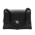 Chanel Maxi Flap Bag in Black Grained Calfskin with Gold Hardware