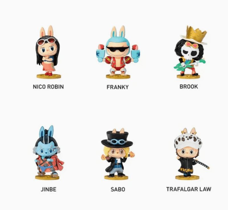 Pop Mart One Piece The Monsters Labubu Sealed - Case Of 12 Blind Boxes
