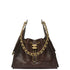 Chanel 25 Small Handbag Perforated Calfskin & Gold-Tone Metal Dark Brown