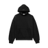 Fear of God Essentials Jet Black Back Logo Hoodie (SS25)