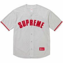 Supreme Ultrasuede Mesh Baseball Jersey Grey – What's Your Size UK