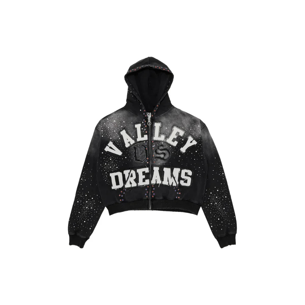 valeforever valley パーカー Valley Dreams - Vale Forever Classico Zip Up 'Black' – What's Your