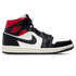 Air Jordan 1 Mid Wmns 'Black Sail Gym Red'
