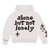 Broken Planet Market Hoodie Alone But Not Lonely White