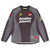 Broken Planet Market Football Long Sleeve Tee Black / Grey