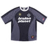 Broken Planet Market Football Jersey Grey / Black