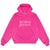 Broken Planet Market Monochrome Hoodie Fuchsia Pink