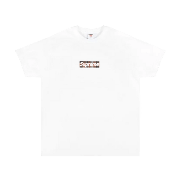 Supreme X Burberry Box Logo Tee 'White' – What's Your Size UK