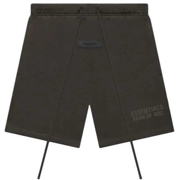 Fear Of God Essentials Off Black Sweat Shorts